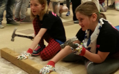 Fix It Females teach the 12th Toronto Girl Guide Unit some new skills.